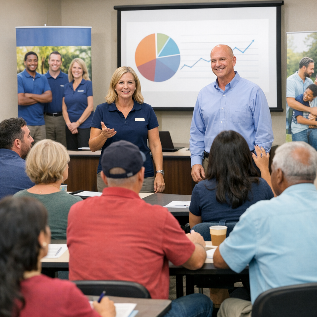 ABBA Credit Union members at community financial education workshop